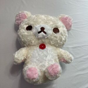 Korilakkuma XL Premium White Soft Touch San-X Plush Toy Japan Stuffed Animal